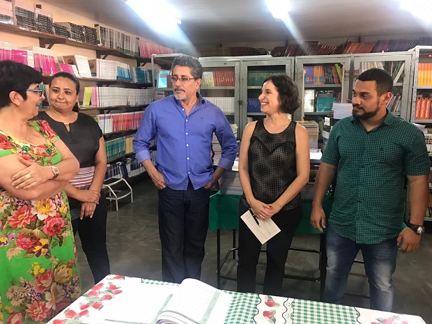 Julia conheceu as dependências da escola. Foto: Ana Luisa Faria 