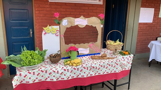 Feira contou com participação de todos os estudantes da escola. Foto: Arquivo da Escola 