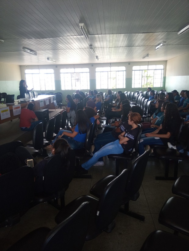 Ação na Escola Estadual Nossa Senhora da Conceição, em Ribeirão das Neves, foi realizada nesta terça-feira. Foto: Arquivo da Escola 