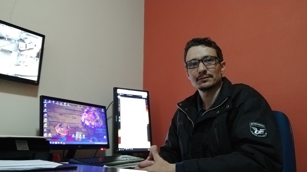 Para Maicon Marcelo Rossi o curso tem ajudado muito no trabalho. Foto: Arquivo Pessoal