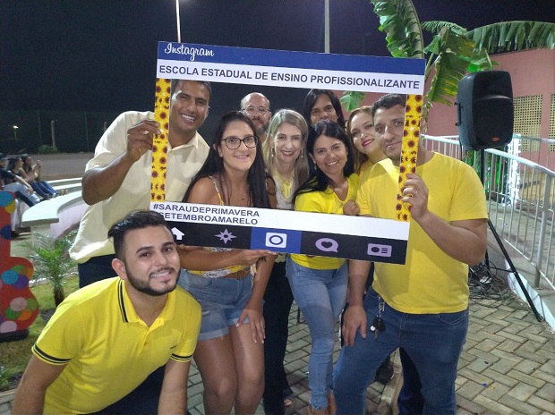 Escola Estadual de Ensino Médio, em Tupaciguara. Foto: Arquivo da Escola 