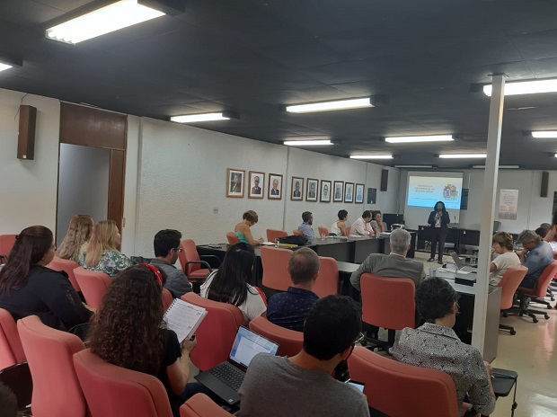 A reunião plenária contou com a participação de representantes de conselhos ligados à educação, escolas privadas e da Undime/MG. Foto: Geanine Nogueira