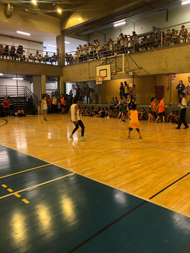 Projeto valoriza o aprendizado do basquetebol e a interação entre os atletas. Foto: divulgação 
