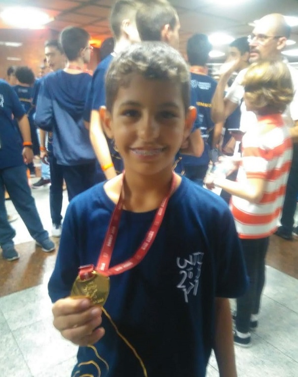 Fernando conquistou este ano sua segunda medalha de ouro. Foto: Arquivo Pessoal