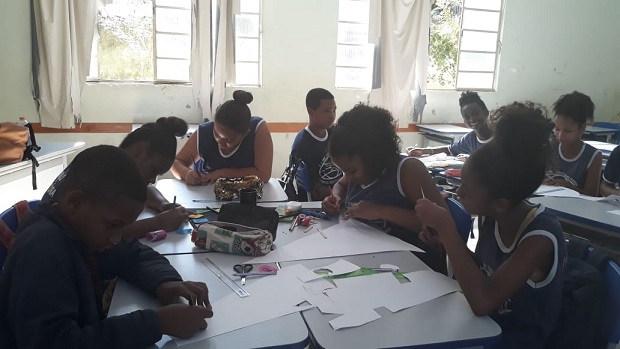 A Escola Estadual Professor Tomás Aquino Pereira ofertou uma preparação para os alunos. Foto: Arquivo da Escola 