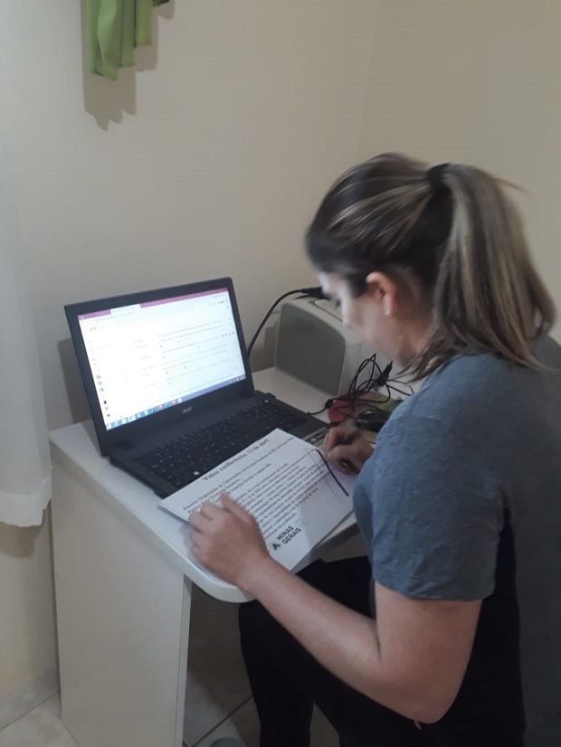 A diretora Camila  já organizou o trabalho que será desenvolvido por sua equipe. Foto: Arquivo Pessoal 