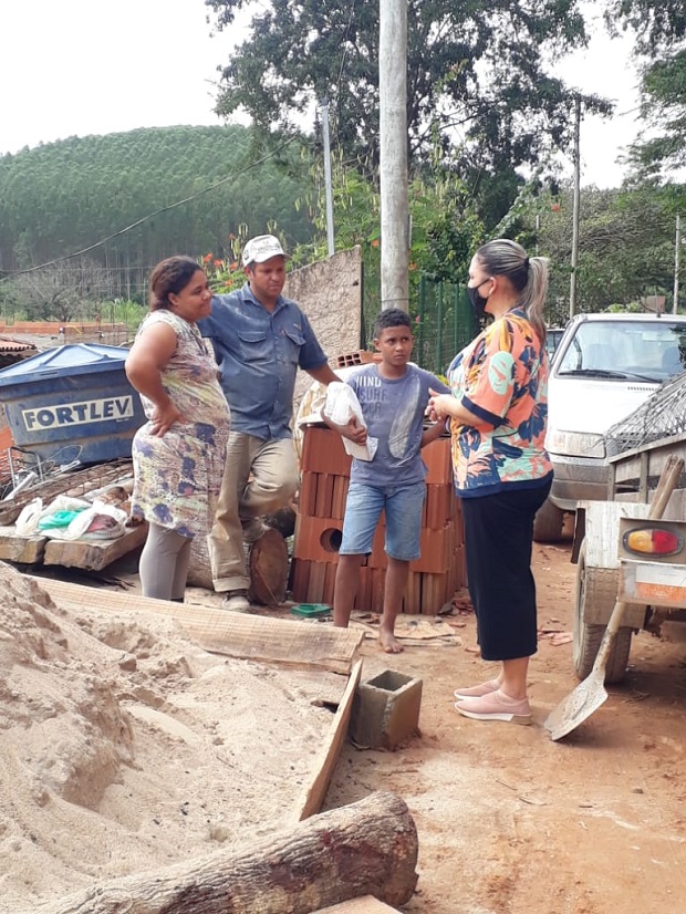 Maria Helena recebeu os PETs dos seus filhos em casa. Foto: Arquivo Pessoal