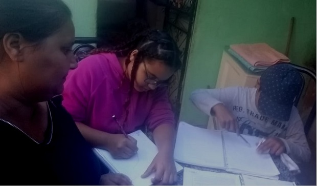 Patrícia acompanha de perto o desenvolvimento dos filhos. Foto: Arquivo Pessoal