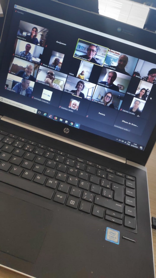 Reunião virtual foi realizada nesta quarta-feira. Foto: Daniela Jeunon