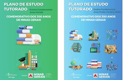 Planos de Estudos Tutorados (PETs) comemorativos serviram como base para a produção das cartas e desenhos. Foto: Divulgação SEE