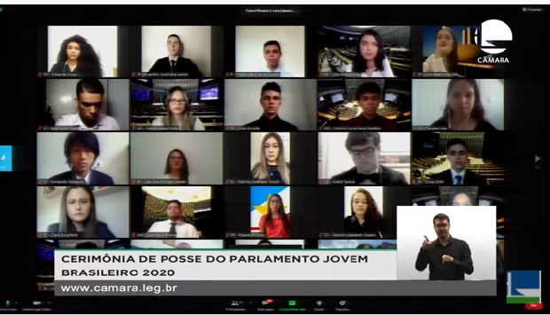 Reunião virtual de posse foi realizada nesta sexta-feira. Foto: Divulgação