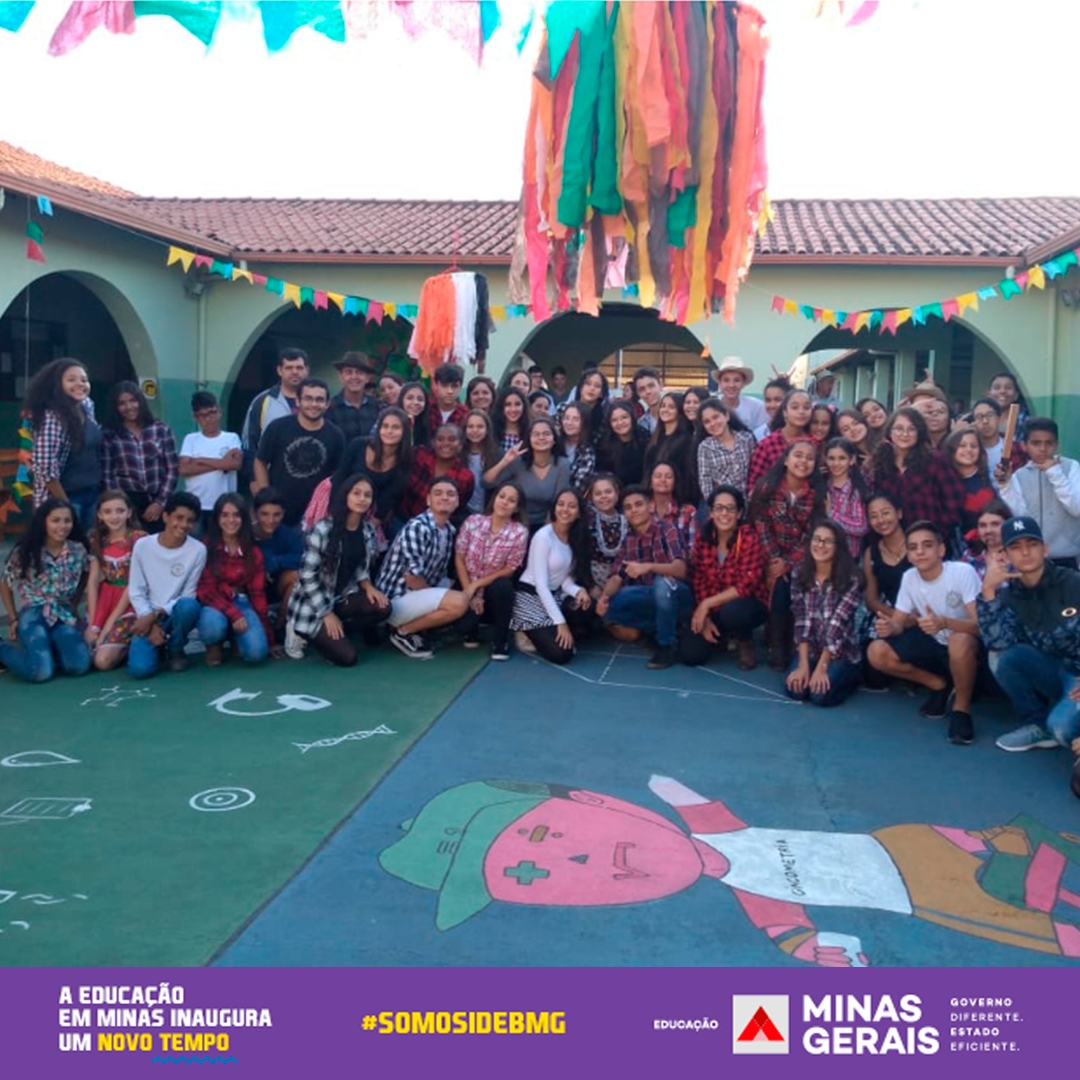 A Escola Estadual Ribeiro de Oliveira conquistou 6,4 no IDEB./ Foto: Arquivo da escola