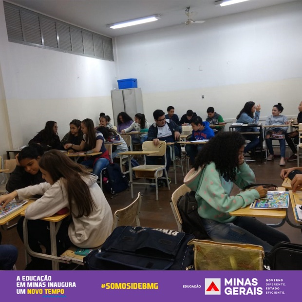 A Escola Estadual Engenheiro Márcio Aguiar da Cunha realizou ações de intervenções com os alunos que estavam no baixo desempenho. Foto: Arquivo da Escola 
