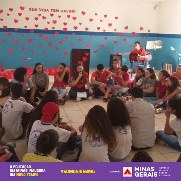 Comunidade escolar está sempre participando das atividades desenvolvidas na Escola Estadual Benedito Waldemar da Silva. Foto: Arquivo da Escola 