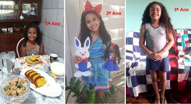 Alunos do ensino fundamental da Escola Estadual Sônia Maria Silva Gomes fizeram diferentes atividades sobre a temática. Foto: Arquivo da Escola