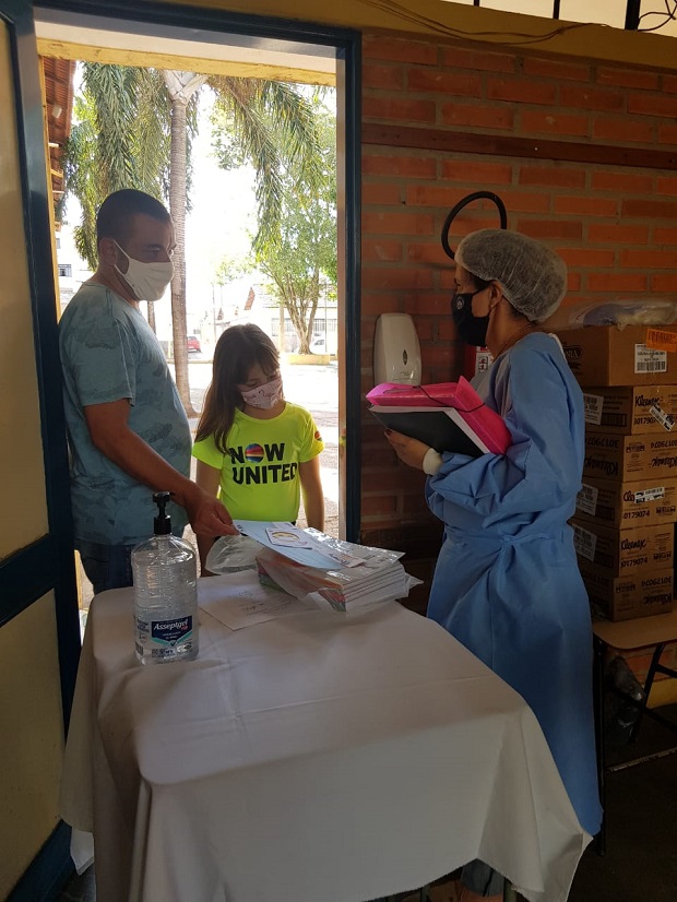Carlos Henrique já buscou o PET de sua filha na escola. Foto: Arquivo da Escola 