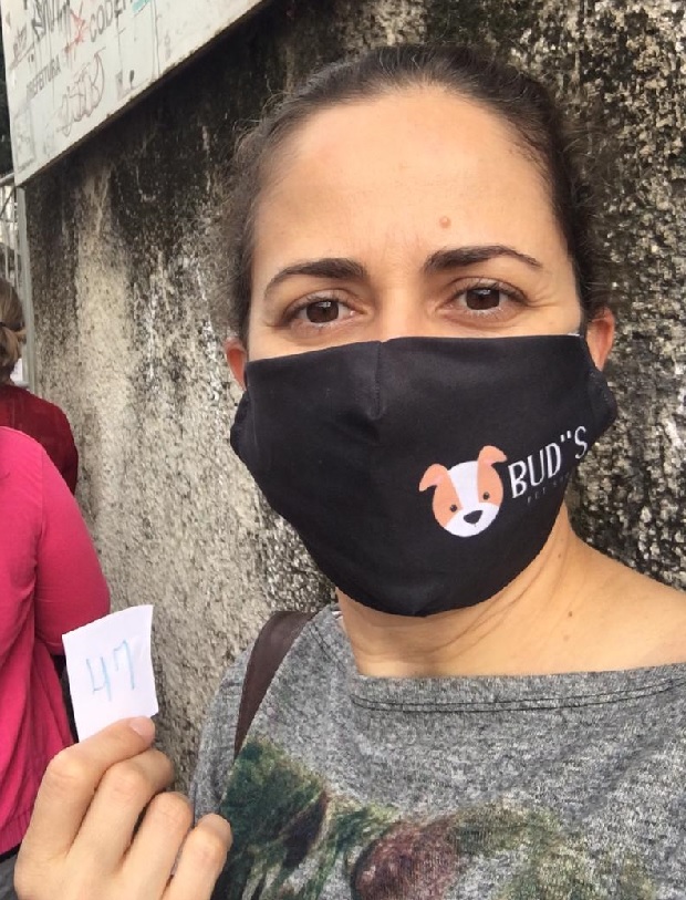 Camila se sente ainda mais segura para retomar as atividades presenciais. Foto: Arquivo Pessoal 