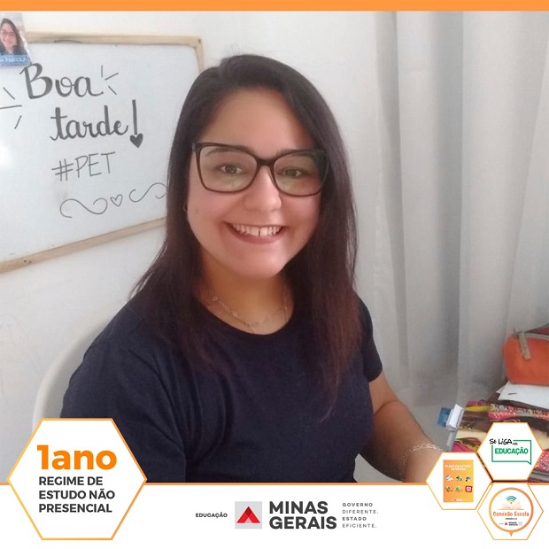 A professora Fabíola aprovou o fato das atividades complementares contabilizarem na carga horária dos estudantes. Foto: Arquivo Pessoal 