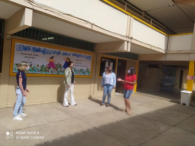  Escola Estadual Professor Francisco Letro, em Coronel Fabriciano, o ambiente está recebendo  mais cuidados para ficar ainda mais acolhedor. Foto: Arquivo da escola 
