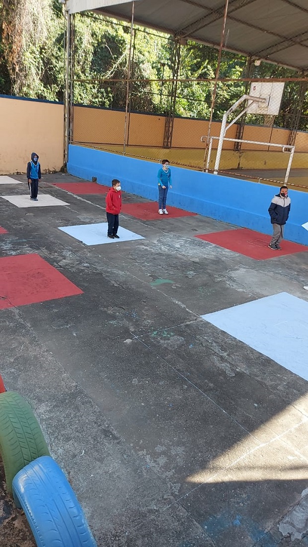 Na Escola Estadual Padre Antônio Corrêa alunos participaram de atividades diferenciadas durante o primeiro dia. Foto: Arquivo da Escola 