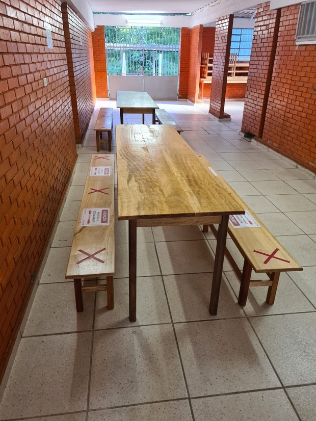 Escola Estadual Padre Alberto Fuger . Foto: Arquivo da Escola