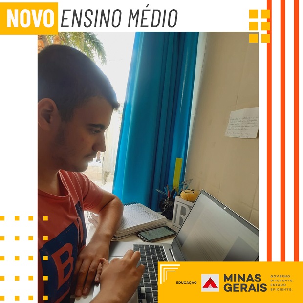 O estudante Ricardo já percebe os benefícios da proposta. Foto: Arquivo Pessoal