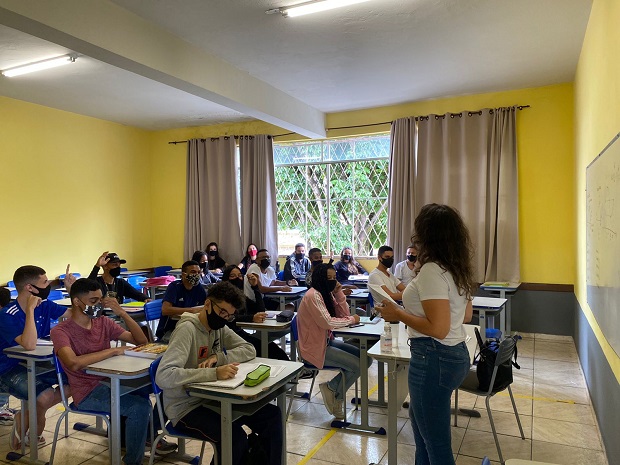 O Circuito da Formatura está movimentando a Escola Estadual Deputado Ilacir Pereira Lima. Foto: Aluna Maria Luísa Gusmão de Sá