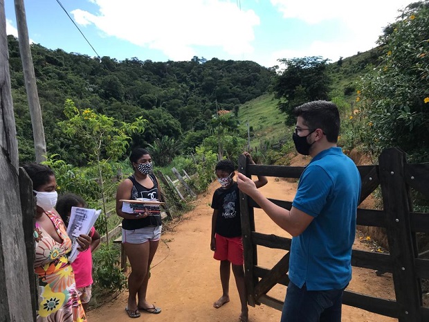 Na Escola Estadual Doutor Pompílio Guimarães foi criado o projeto “Escola fechada, educação em movimento!”. Foto: Arquivo da Escola 