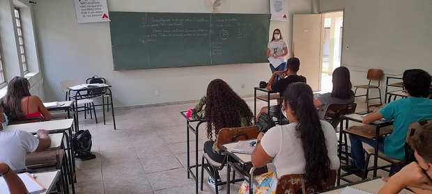 Na Escola Estadual Dr. Juscelino Kubitschek a família é parceira na realização das avaliações. Foto: Arquivo da Escola 