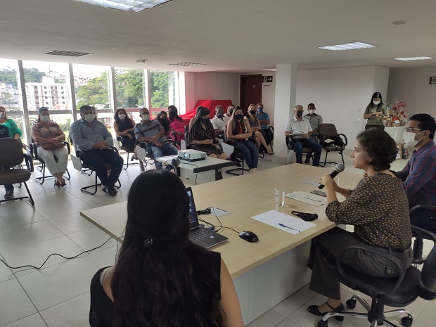 Visita à Superintendência Regional de Ensino de Varginha. Imagem: Andrea Hespanha/ SEE-MG