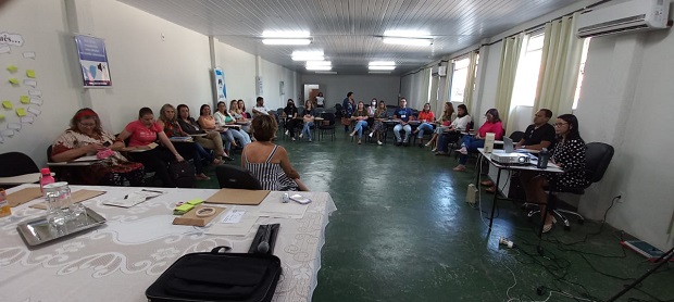 Formação realizada com profissionais da Superintendência Regional de Ensino de Campo Belo. Foto: Divulgação SEE 