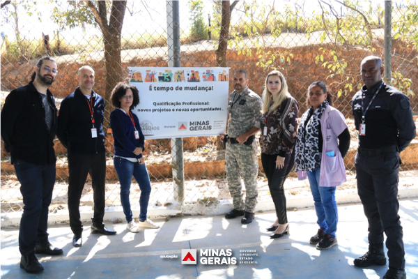 A ação é uma parceria entre as Secretarias de Estado de Educação (SEE/MG) e de Justiça e Segurança Pública de Minas Gerais (SEJUSP/MG). Foto: Bernardo Carneiro/Sejusp