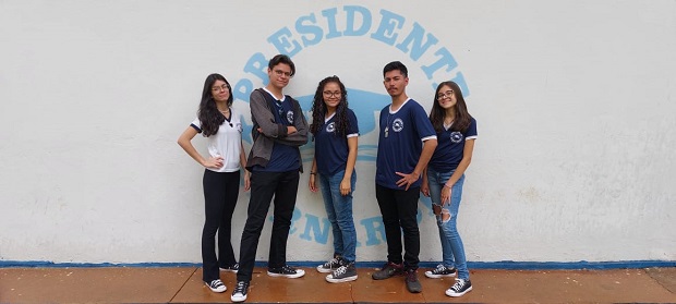Os estudantes da EE Presidente Bernardes, de Pouso Alegre, integram o Projeto de Vida. Foto: Arquivo escolar.