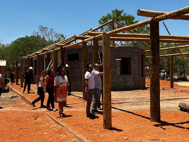 As obras de recuperação e ampliação da Escola Xukurank estão em execução e devem ser entregues até o final deste ano. Foto: 
